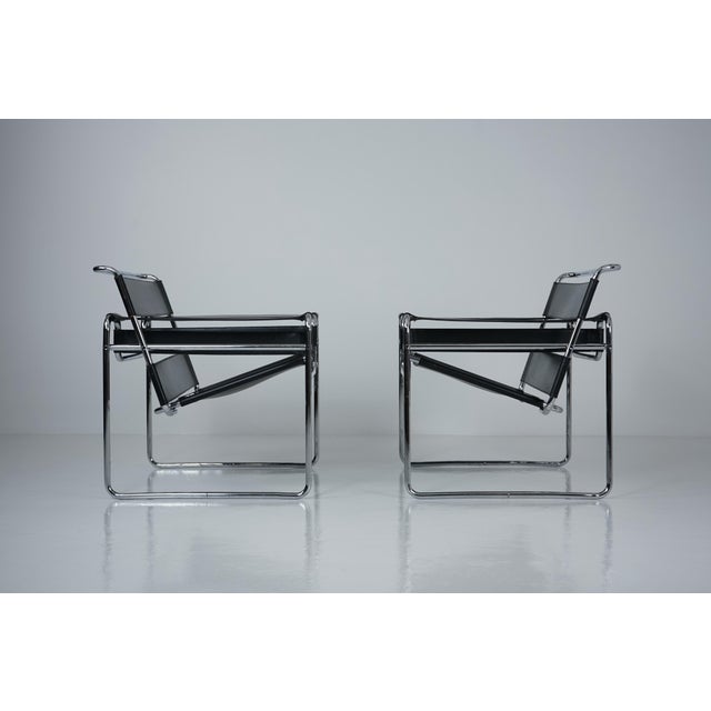 A design classic: the Wassily Chair by the Hungarian-American architect and designer Marcel Breuer (May 1902–July 1981),...