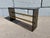 1970s Mid Century Modern Dark Glass and Brass Console Table, Sofa Table For Sale - Image 13 of 16
