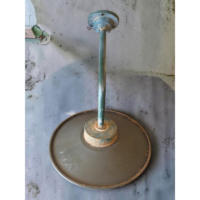 Industrial Outdoor Wall Light in Glass and Metal, 1980s For Sale - Image 4 of 6