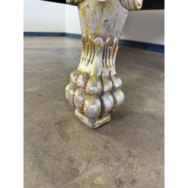 Italian Baroque Style Silvered Coffee Table For Sale - Image 9 of 12