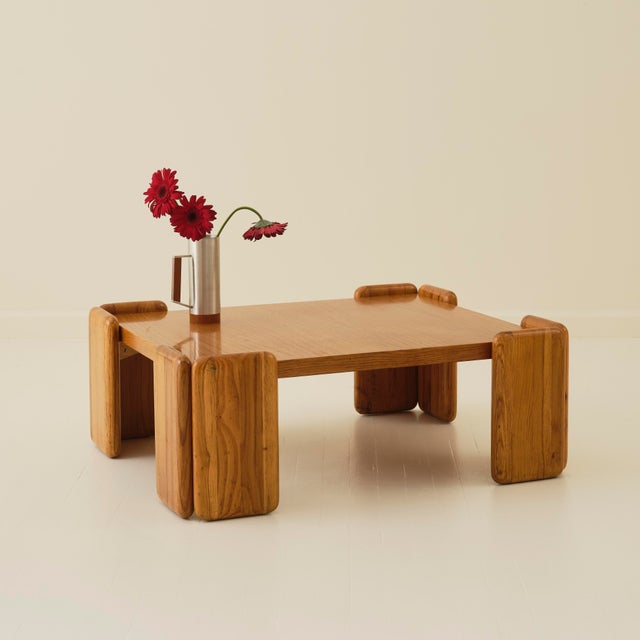 Beautiful and sculptural “Sapporo” coffee table designed by Mario Marenco for Mobilgirgi in Italy during the 1970s. This...