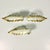 White 1950s Vintage Italian Roman Neoclassical Gold Tipped Acanthus Leaf Tole Tiebacks - Set of 3. For Sale - Image 8 of 12