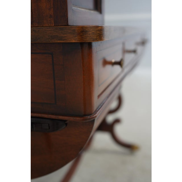 Vintage Regency Style Writing Table Desk For Sale - Image 17 of 18