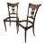 1850s French Empire Wood Side Chairs - A Pair For Sale