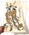 Metal Early 20th Century Japanese Warrior Samurai Framed Painting For Sale - Image 7 of 10