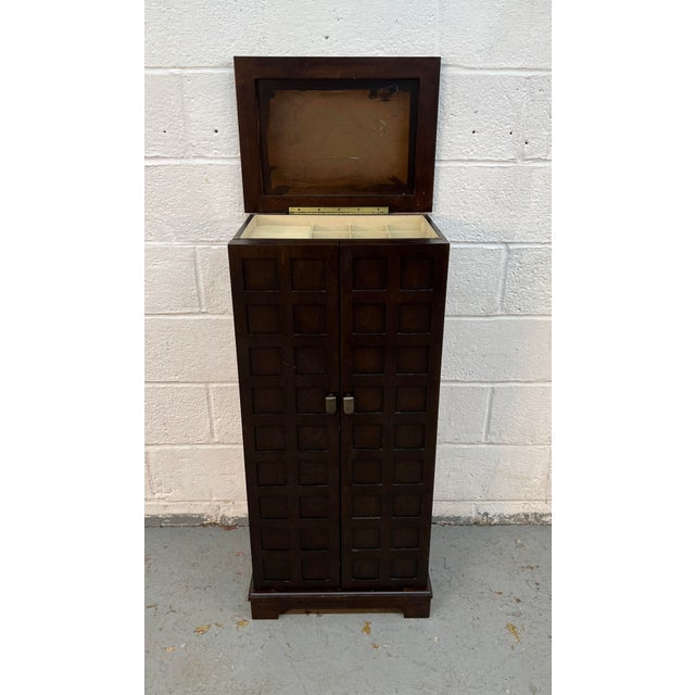 1990s Unique Tall Jewelry Armoire For Sale - Image 4 of 10
