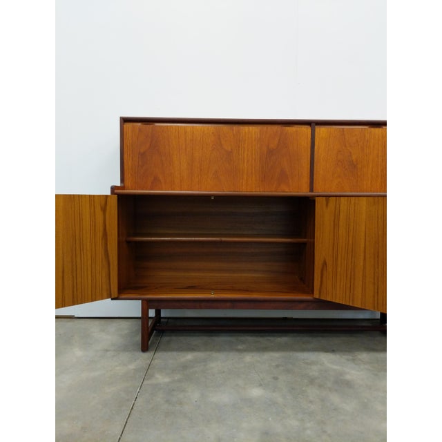 Vintage Mid Century Modern Teak Sideboard For Sale In New York - Image 6 of 10