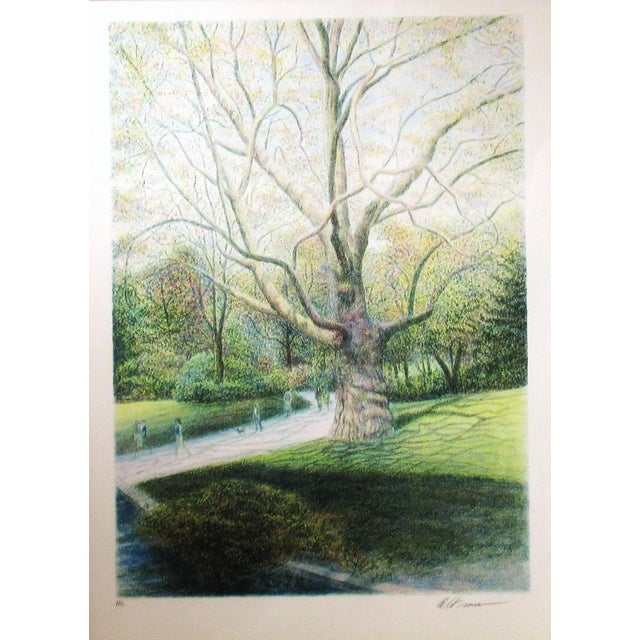 Contemporary Harold Altman, Parc Monceau, Paris, Circa 1985 For Sale - Image 3 of 11