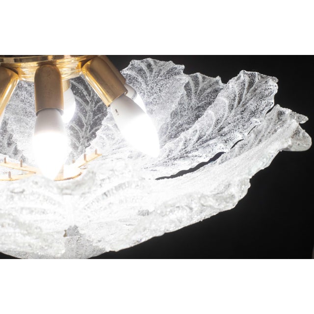 Italian Napoli, Italian Murano Glass Ceiling Light or Flush Mount, 1970s For Sale - Image 3 of 12
