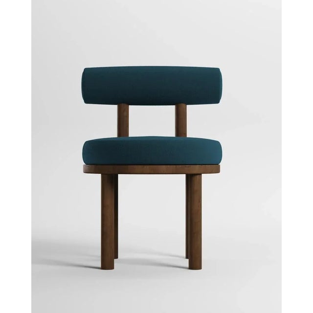Not Yet Made - Made To Order Modern Moca Chair in Boucle and Smoked Oak by Collector Studio For Sale - Image 5 of 5