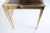 Italian Modern Brass Desk With Inset Bordered Leather Surface For Sale - Image 12 of 18