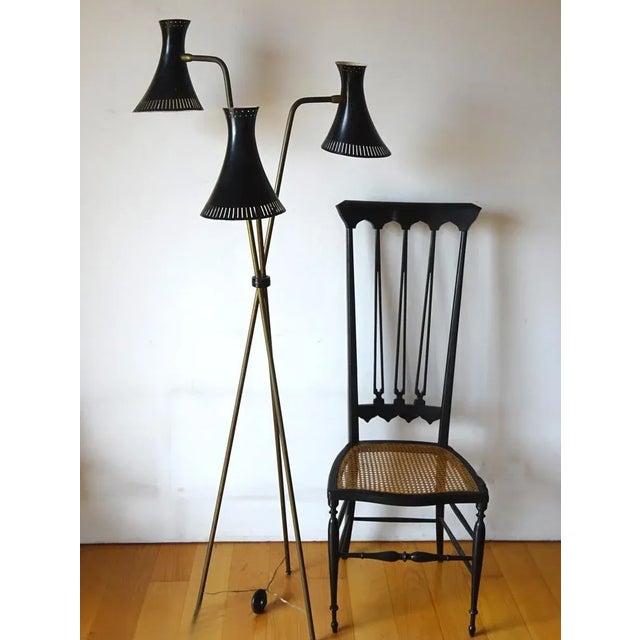 1950s Three-Armed Floor Lamp, 1950s For Sale - Image 5 of 18