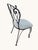Mid Century Wrought Iron Patio Dining Chairs – Heavy Vintage Outdoor Set of 4 For Sale - Image 6 of 10
