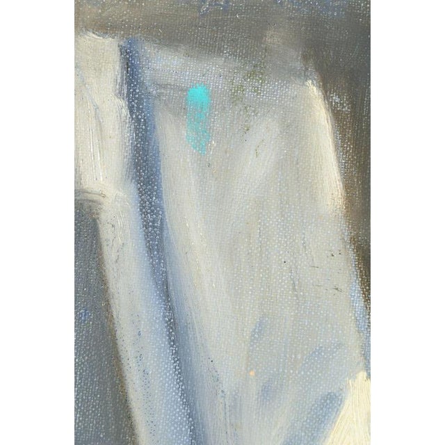 Modern Robert Ladou, Interior View, Mid-20th Century, Oil Painting on Canvas For Sale - Image 3 of 5
