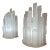 Skyscraper Frosted Lucite Lamps For Sale