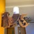 c.1920 Chinese Carved Wood Corbel – Sculptural Wall Light With Led For Sale - Image 9 of 9