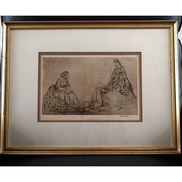 Eve and Two Victorians – Signed Print by Sir William Russell Flint For Sale - Image 12 of 17