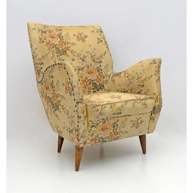 Set of Mid-Century Modern Italian Armchairs from Isa Bergamo, 1950s For Sale - Image 6 of 10