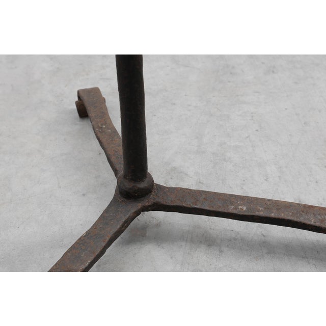 15th Century French Hand-Forged Iron Torchere For Sale - Image 10 of 11