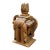 Neoclassical Hand Carved Flaming Urn Memorial Bust For Sale