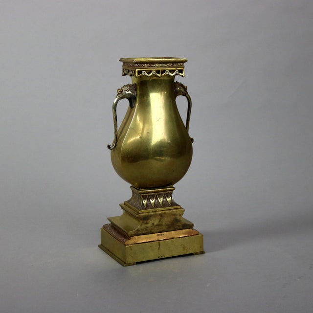 19th Century Antique Japanese Cast Bronze Handled Sensor with Embossed Wise Man Scene, 19th Century For Sale - Image 5 of 7