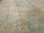 Watery blue oversize antique indian rug from the early stages of the 20th century