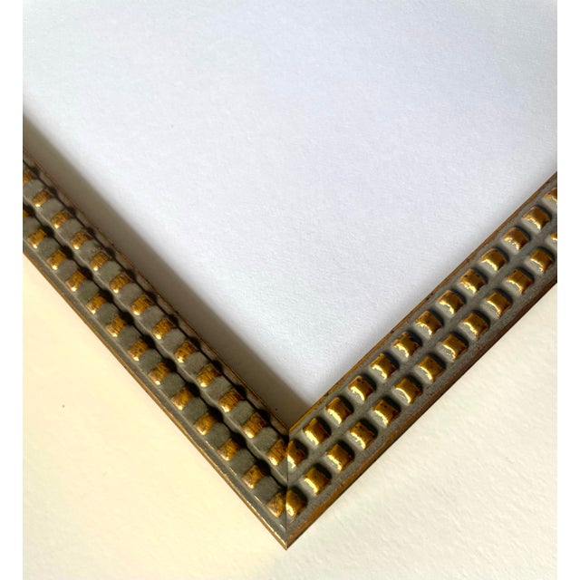 Contemporary 2025 " La Agiatezza" Abstract Minimalist Painting on Paper by Artist r.k. Red For Sale - Image 3 of 3