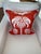 Brand New custom made Thibaut coral palm down filled pillows