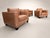 Loom Golden Light Leather Sofa & Lounge Chair Set Special Edition For Sale - Image 10 of 11