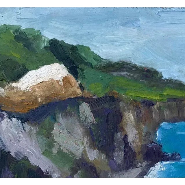 Big Sur Original Seascape (6″×6″, Original Oil) For Sale In Reno/Lake Tahoe - Image 6 of 12