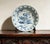 Art Deco Chinese Ceramic Plate,Blue and White Porcelain Plate Hand Painted Flowers and Birds Pattern For Sale - Image 3 of 11