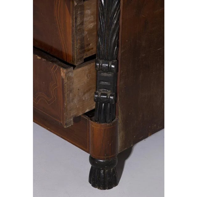 Early 18th Century Italian Wooden Chest of Drawers, 1700s For Sale - Image 5 of 12