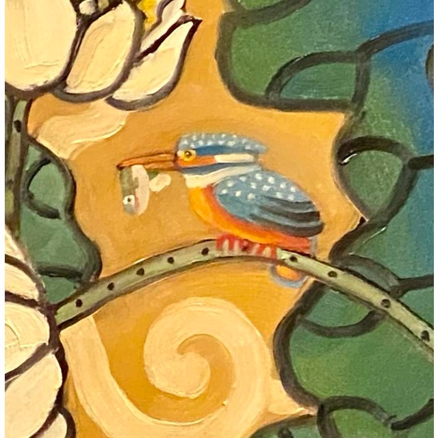 2020s Pond Original Oil Painting Stephen McDonough For Sale - Image 5 of 7