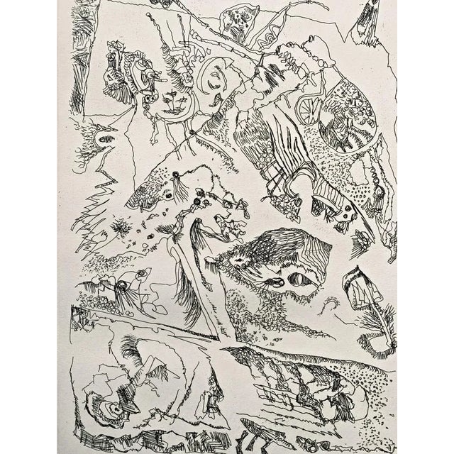 Bernard Schultze Schneidemühl 1915 - 2005 Köln -Drollerie etching Signed, dated, titled and limited "1/80" Leaf size: 40 x...