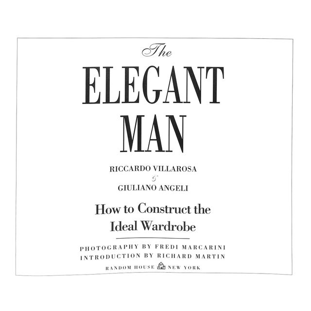 VILLAROSA, Riccardo [192] pp. Random House 1990 9 7/8" x 11 1/4" In the tradition of Alan Flusser's CLOTHES AND THE MAN, a...