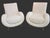 Late 20th Century Mid Century Postmodern Italian Slant Back Club Chairs Newly Reupholstered - Pair For Sale - Image 5 of 13