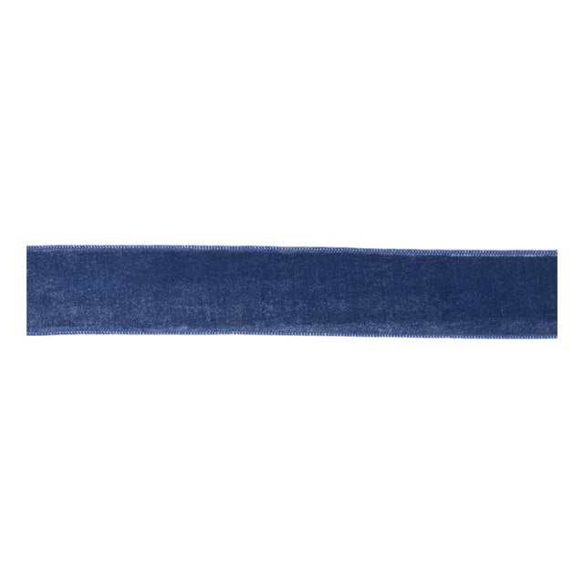 Blue Wired Ribbon 2.5" x 10 Yds. For Sale