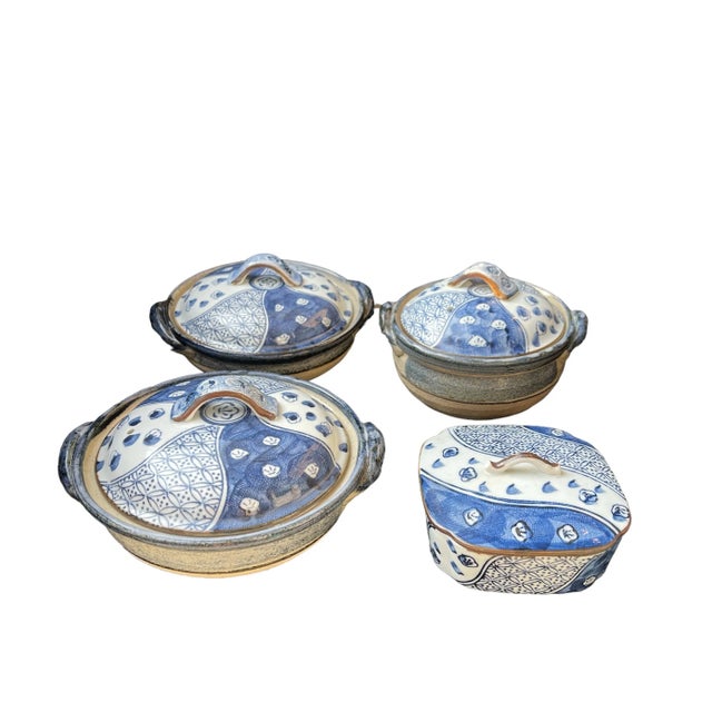 Blue Late 20th Century Japanese Sometsuke Entertaining Set- 71 Pieces For Sale - Image 8 of 12