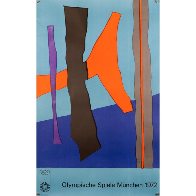 Olympia Poster by Fritz Winter, 1972 For Sale - Image 9 of 9
