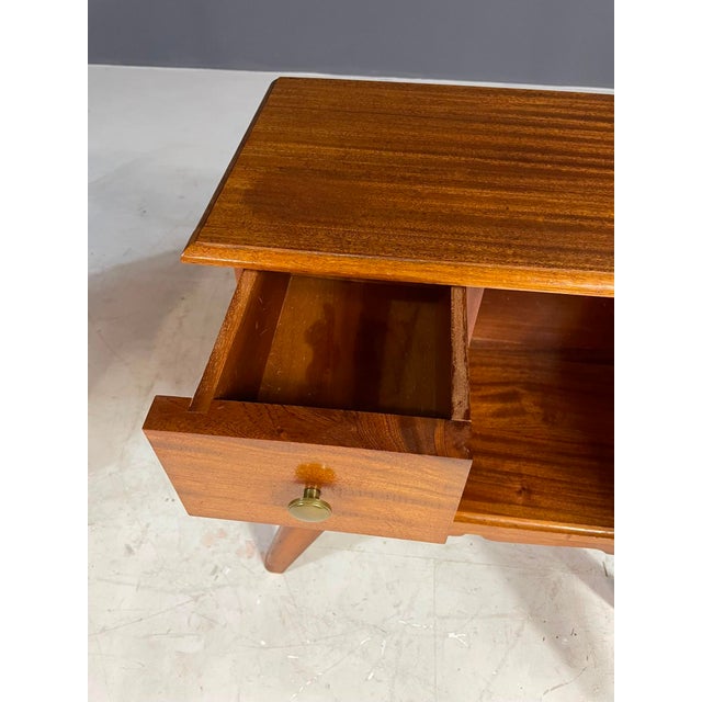 Wood Mid-Century Modern Wooden Nightstands, 1940s, Set of 2 For Sale - Image 7 of 15