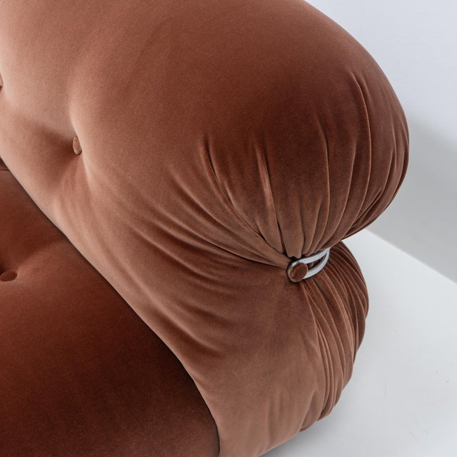 Vintage Soriana Sofa by Afra & Tobia Scarpa for Cassina, Italy, 1970s For Sale - Image 9 of 13
