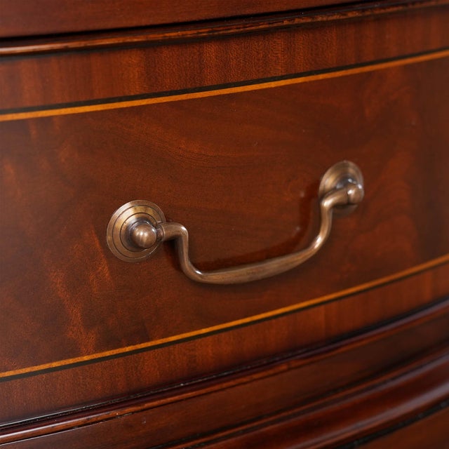 Nof072brn Brown Leather Oval Partners Desk For Sale - Image 10 of 12