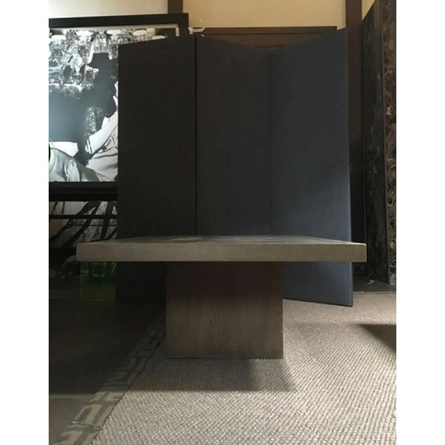 Wood Italian Coffee Table in Grey Oak by Dimore Di Lucia Valzelli For Sale - Image 7 of 9