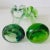 Glass Mid-Century Modern Green Murano Glass Vases, 1950s, Set of 2 For Sale - Image 7 of 8