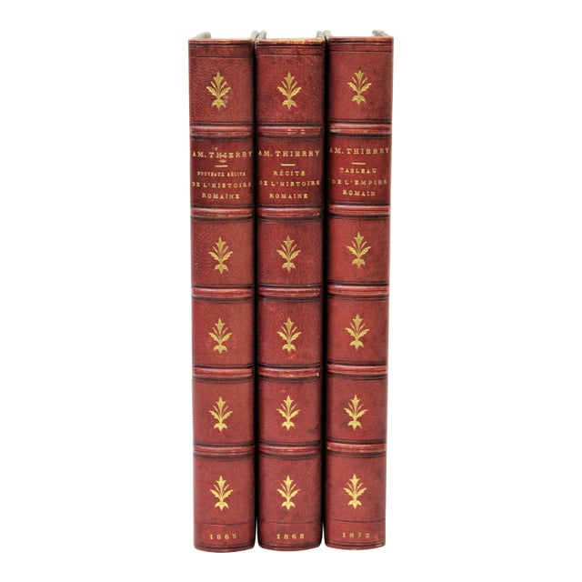 Set of 3 French Books For Sale