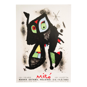 1994 Finnish Exhibition Poster - Joan Miró (101 Years)