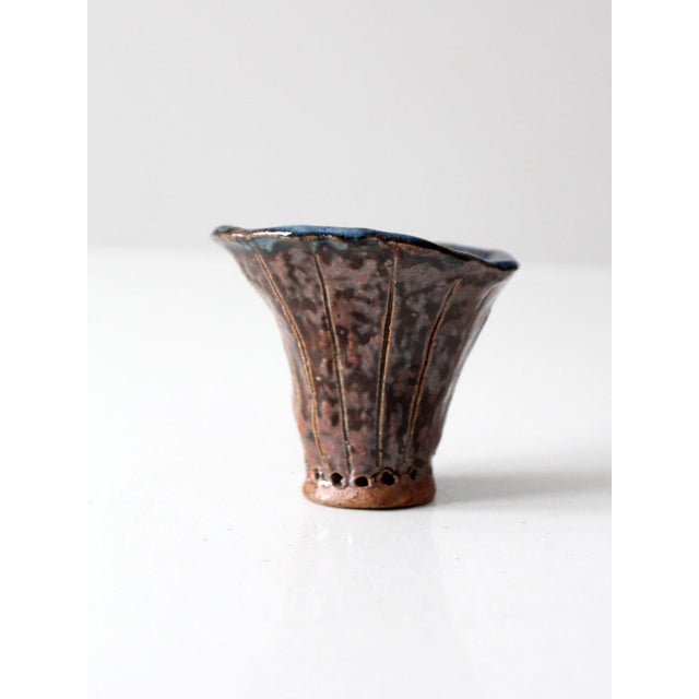 Vintage Studio Pottery Vase For Sale - Image 11 of 11