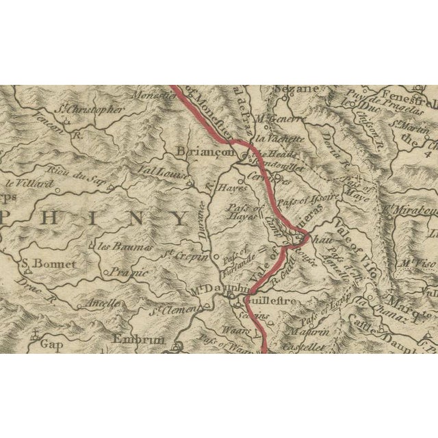 Duke of Berwick Campaigns Map, 1707 For Sale - Image 6 of 10