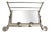 French Art Deco Chromed Coat Rack with Mirror, 1930s For Sale