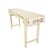 Late 20th Century 64" Asian Modern Chinoiserie Cream Lacquer Console Table For Sale - Image 5 of 14